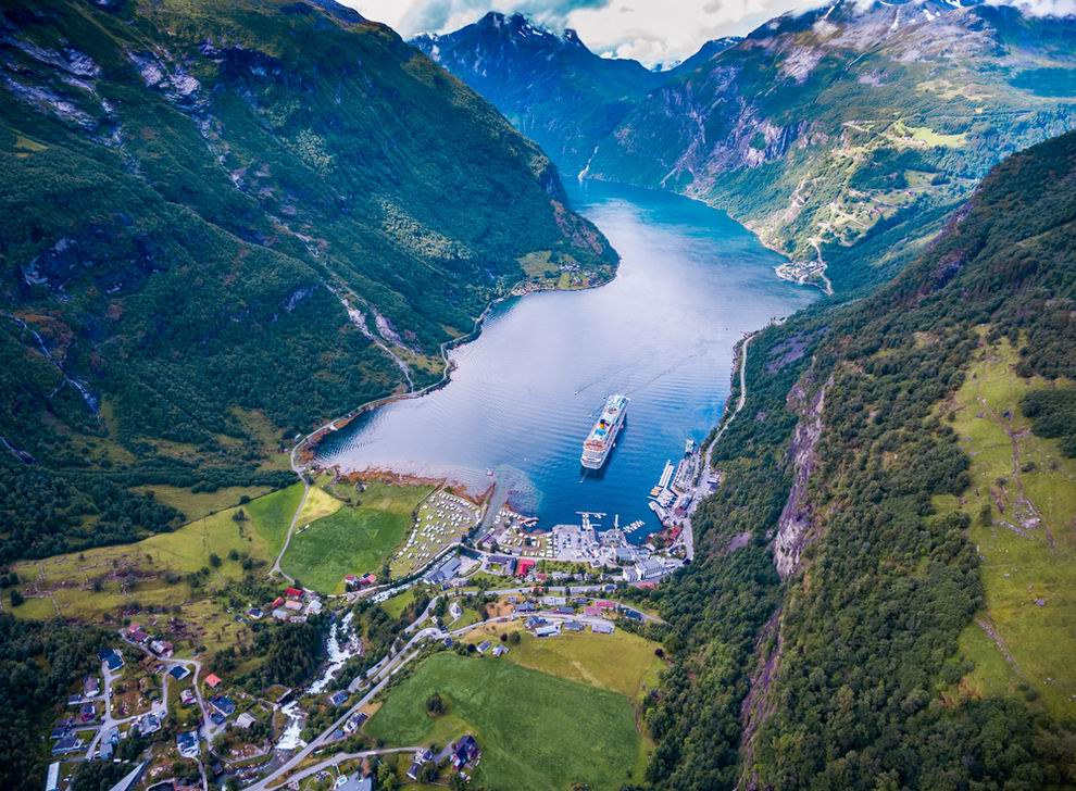 Geirangerfjord Norvégia