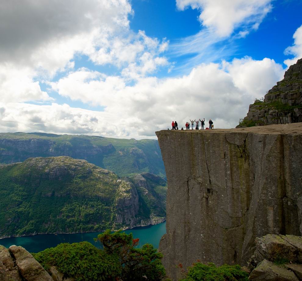 Preikestolen Norvégia