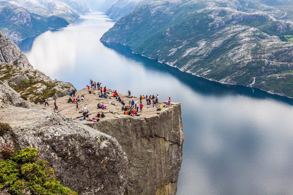 Preikestolen Norvégia